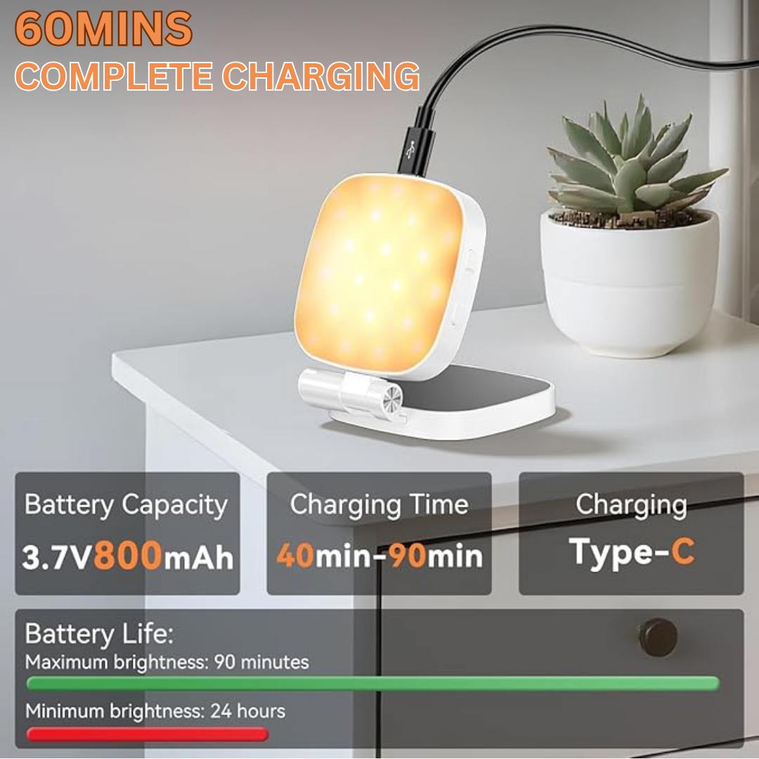 RSZZBยฎ 3-in-1 Extendable Selfie Light & Mirror | Zero Lens Obstruction | white color